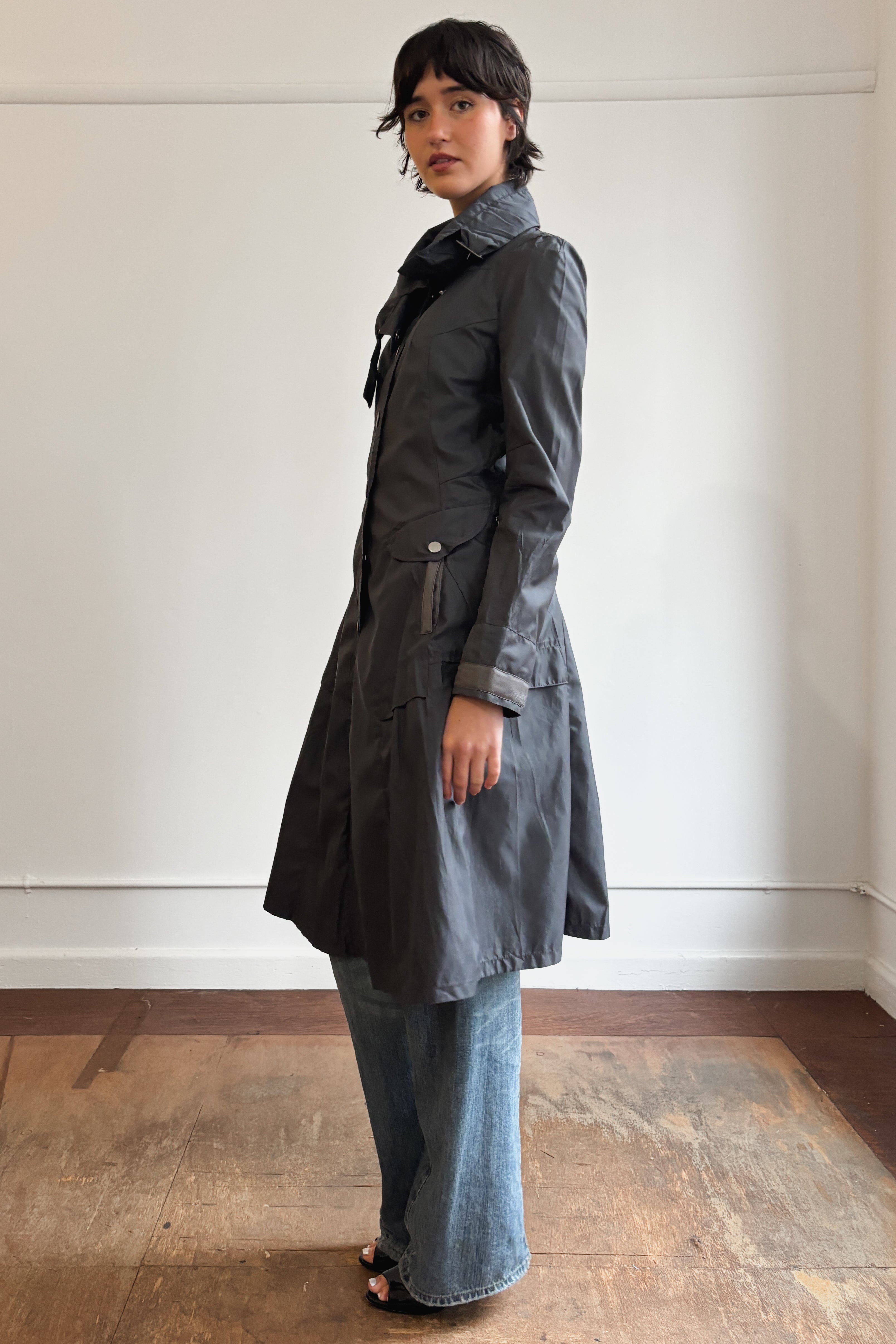 MARITHÉ FRANÇOIS GIRBAUD ASYM DUAL ZIP COAT