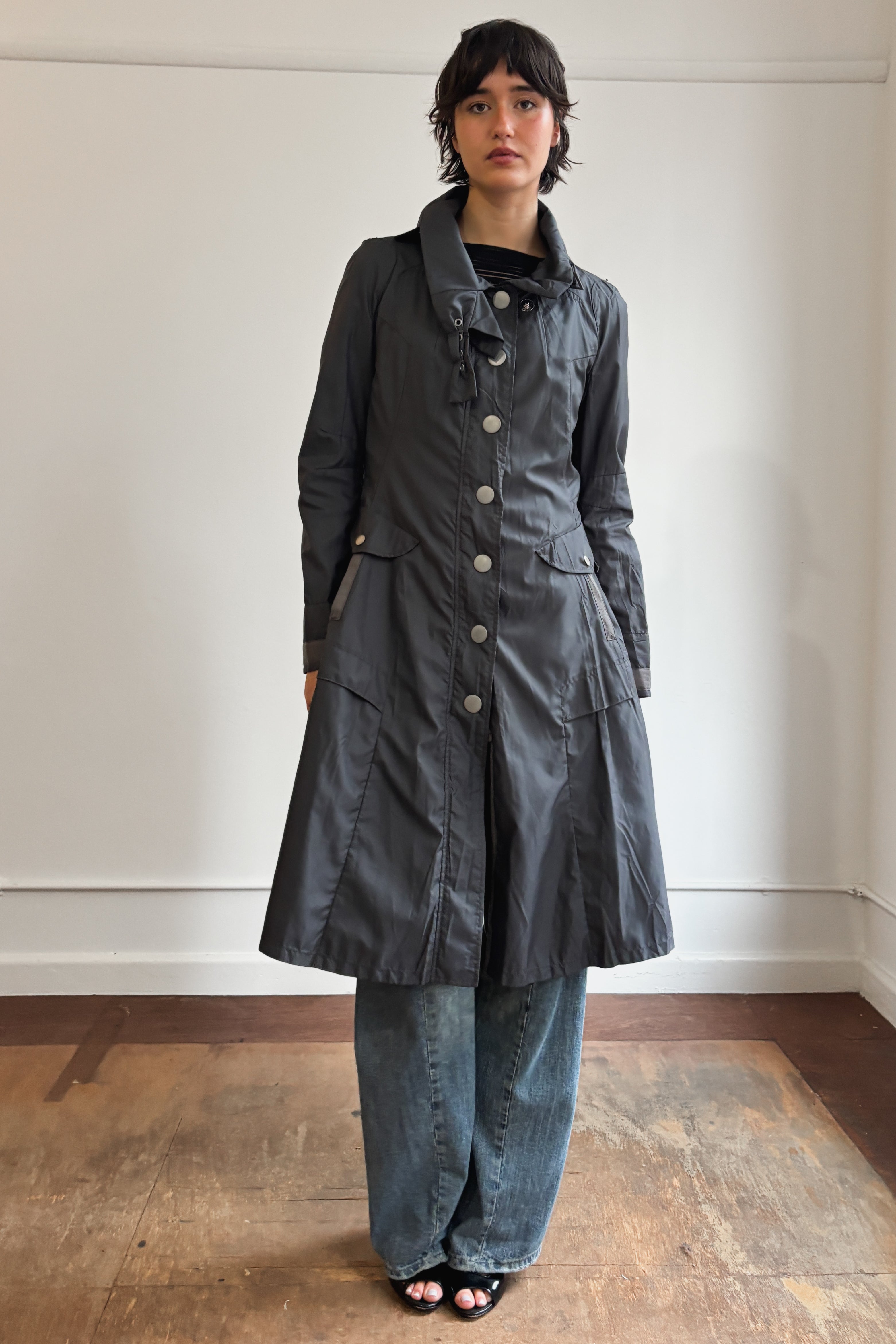 MARITHÉ FRANÇOIS GIRBAUD ASYM DUAL ZIP COAT