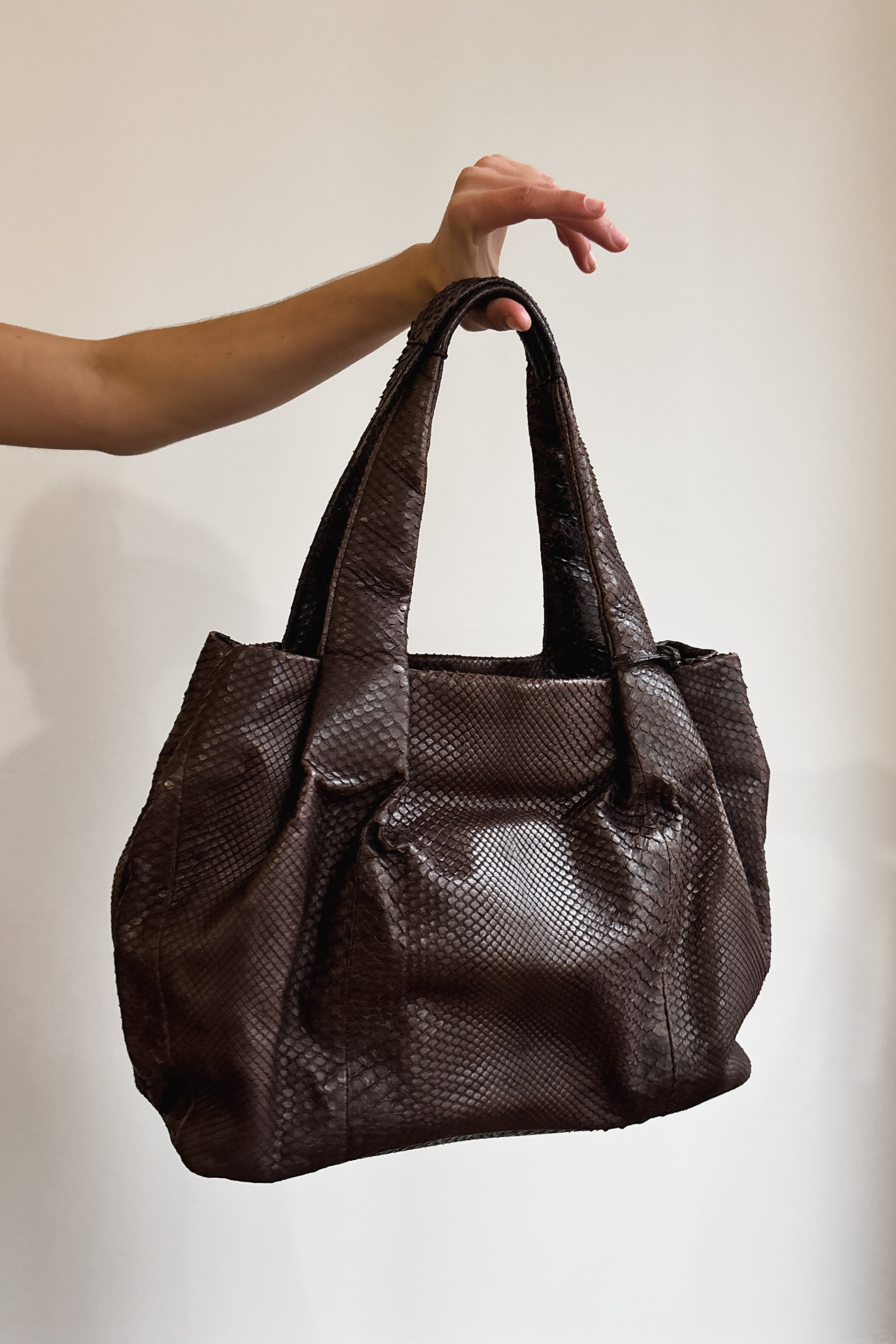 GIORGIO ARMANI SNAKESKIN BAG