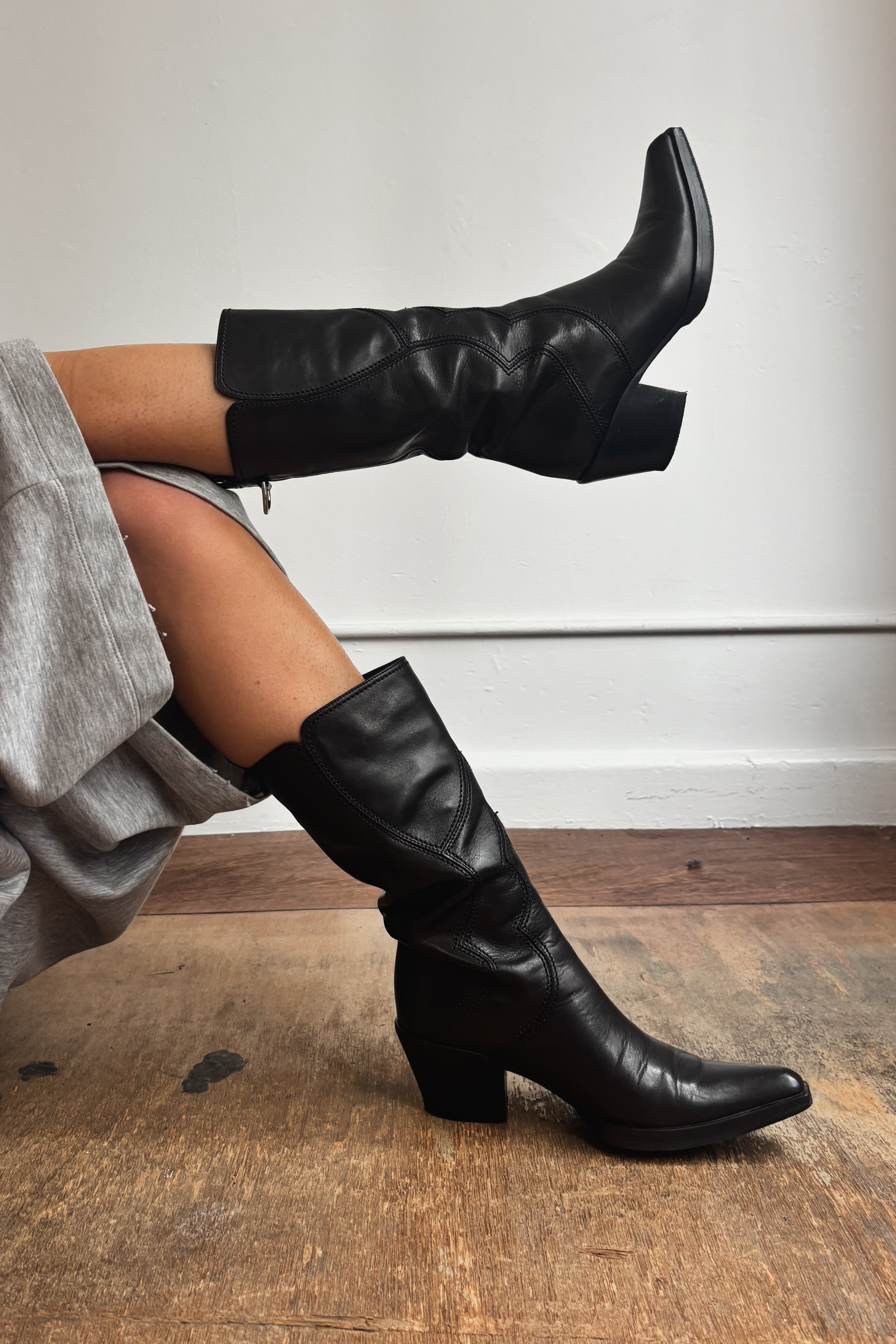 SERGIO ROSSI WESTERN BOOTS
