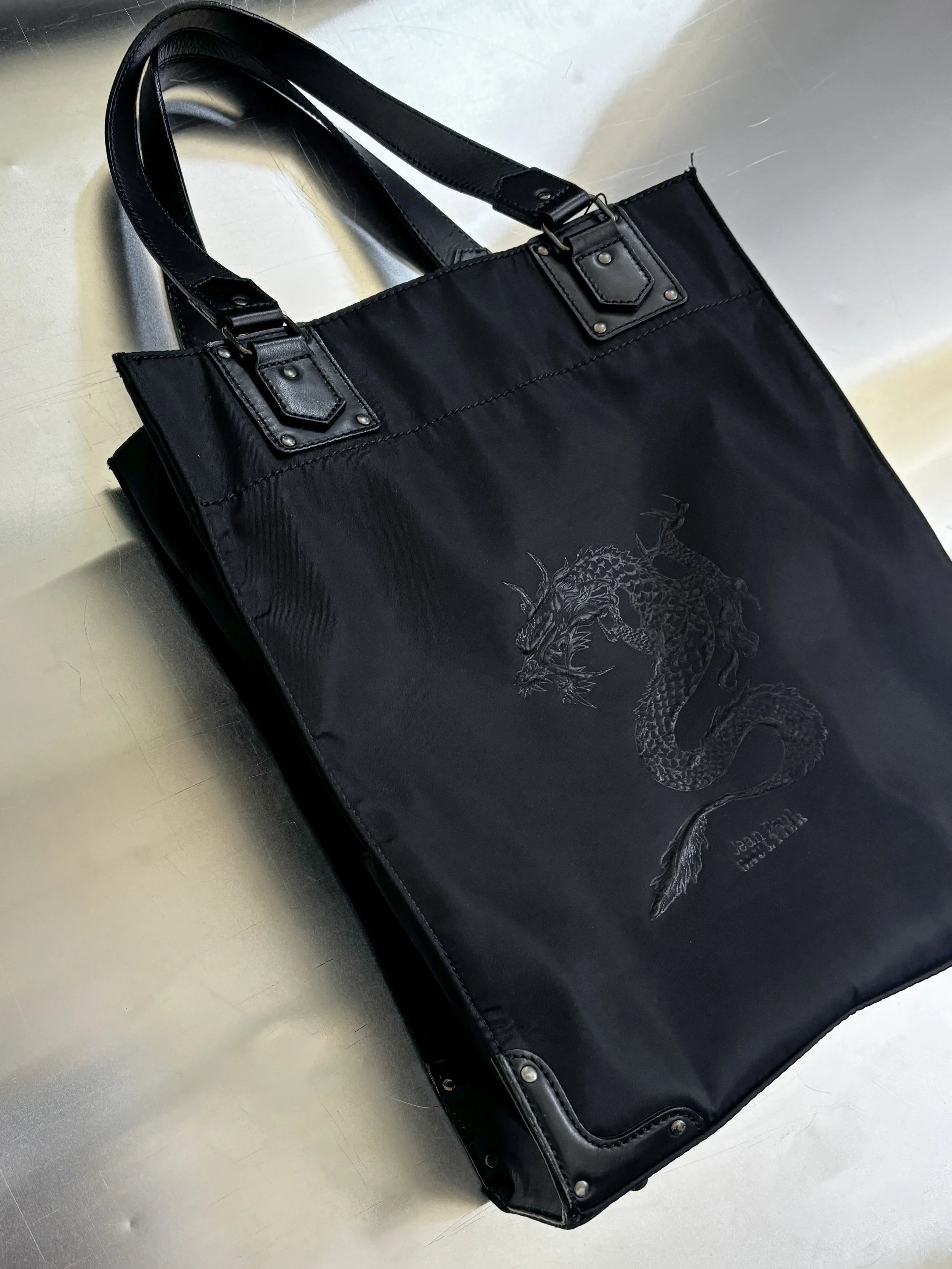 JEAN PAUL GAULTIER DRAGON TOTE BAG