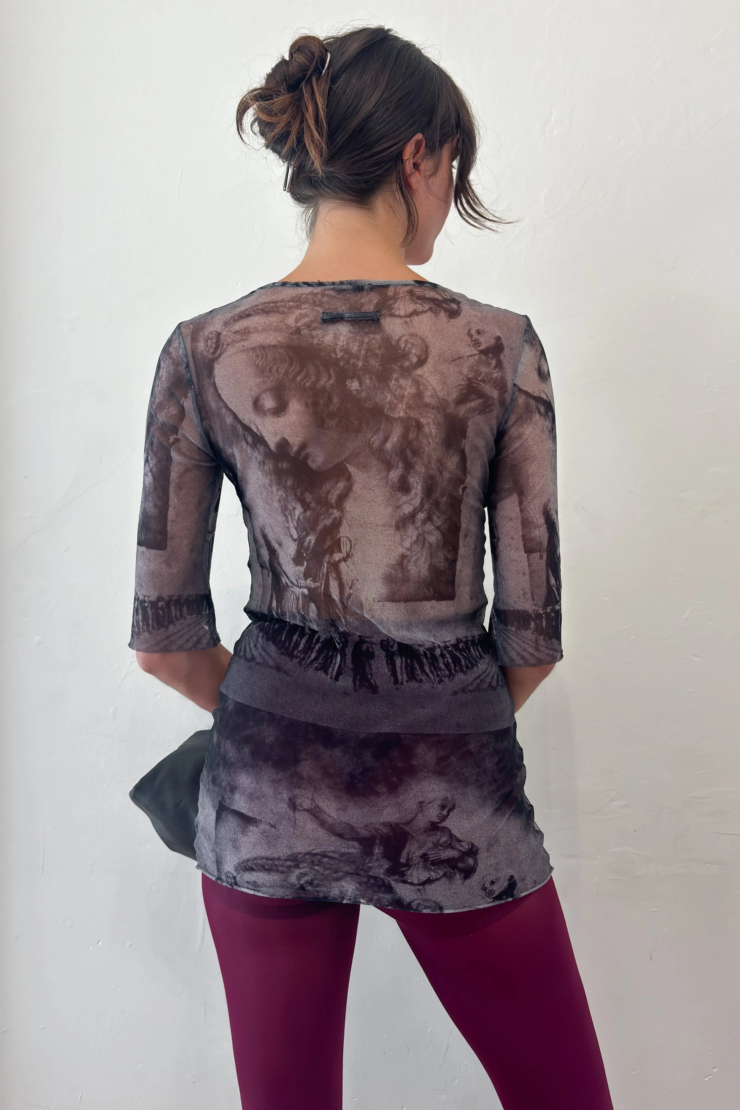 90'S JEAN PAUL GAULTIER SHEER MESH TOP