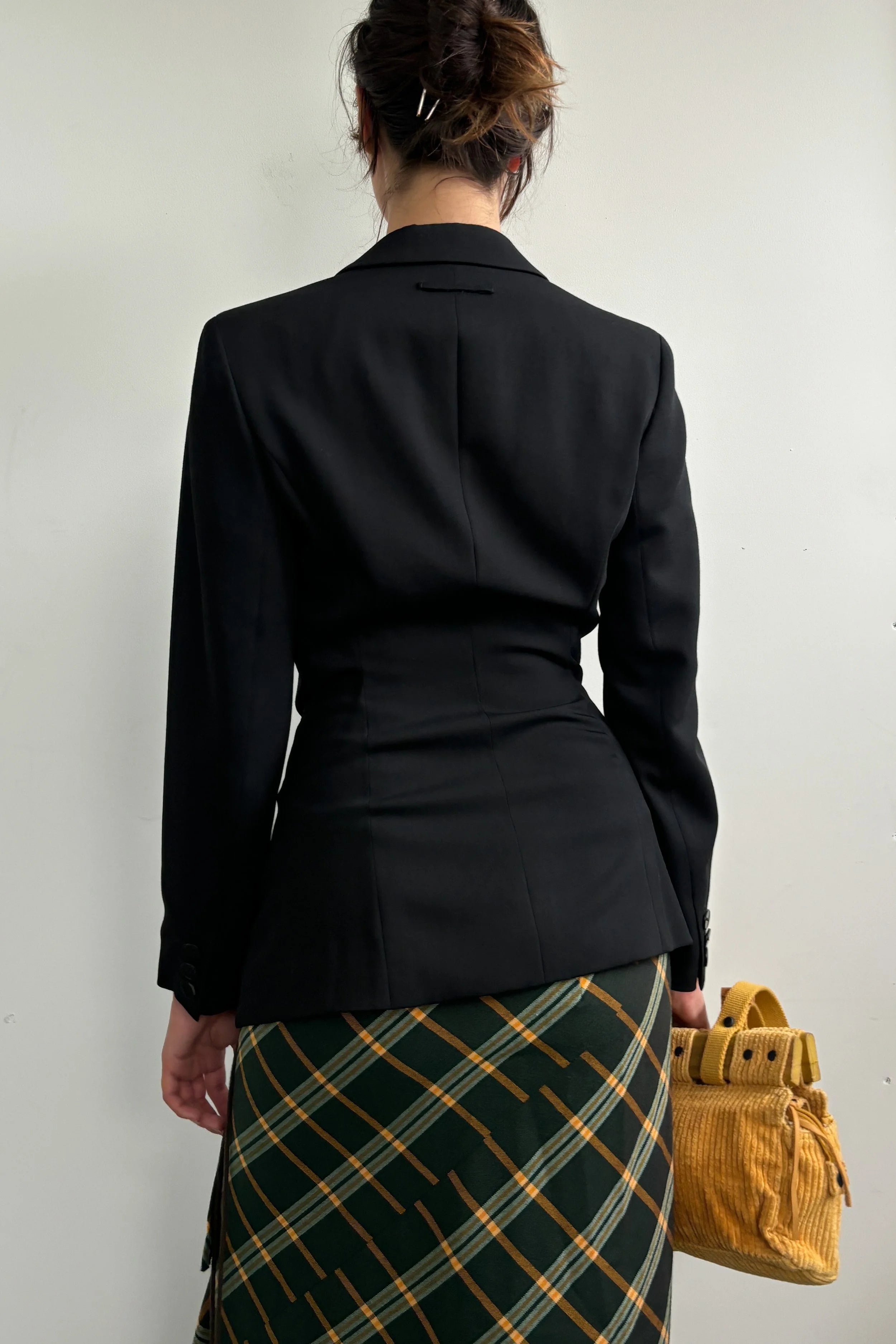 JEAN PAUL GAULTIER DEEP V BLAZER JACKET