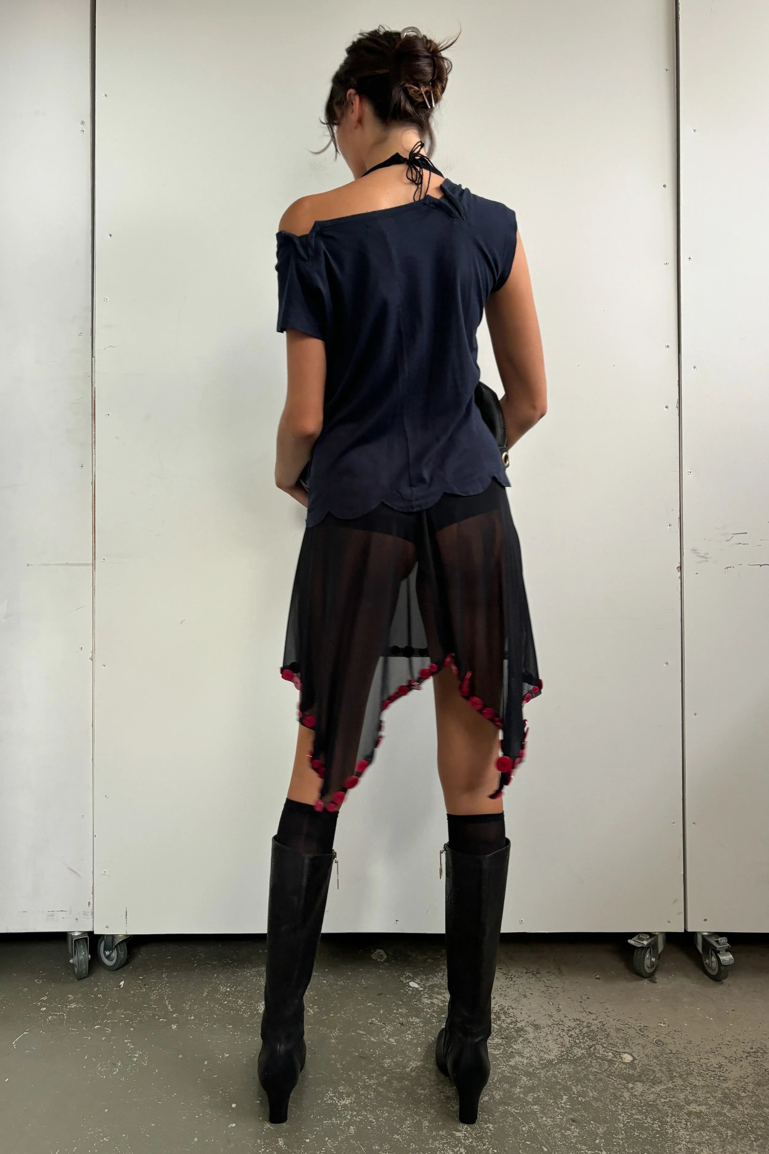 2004 COMME DES GARCONS OFF SHOULDER TOP