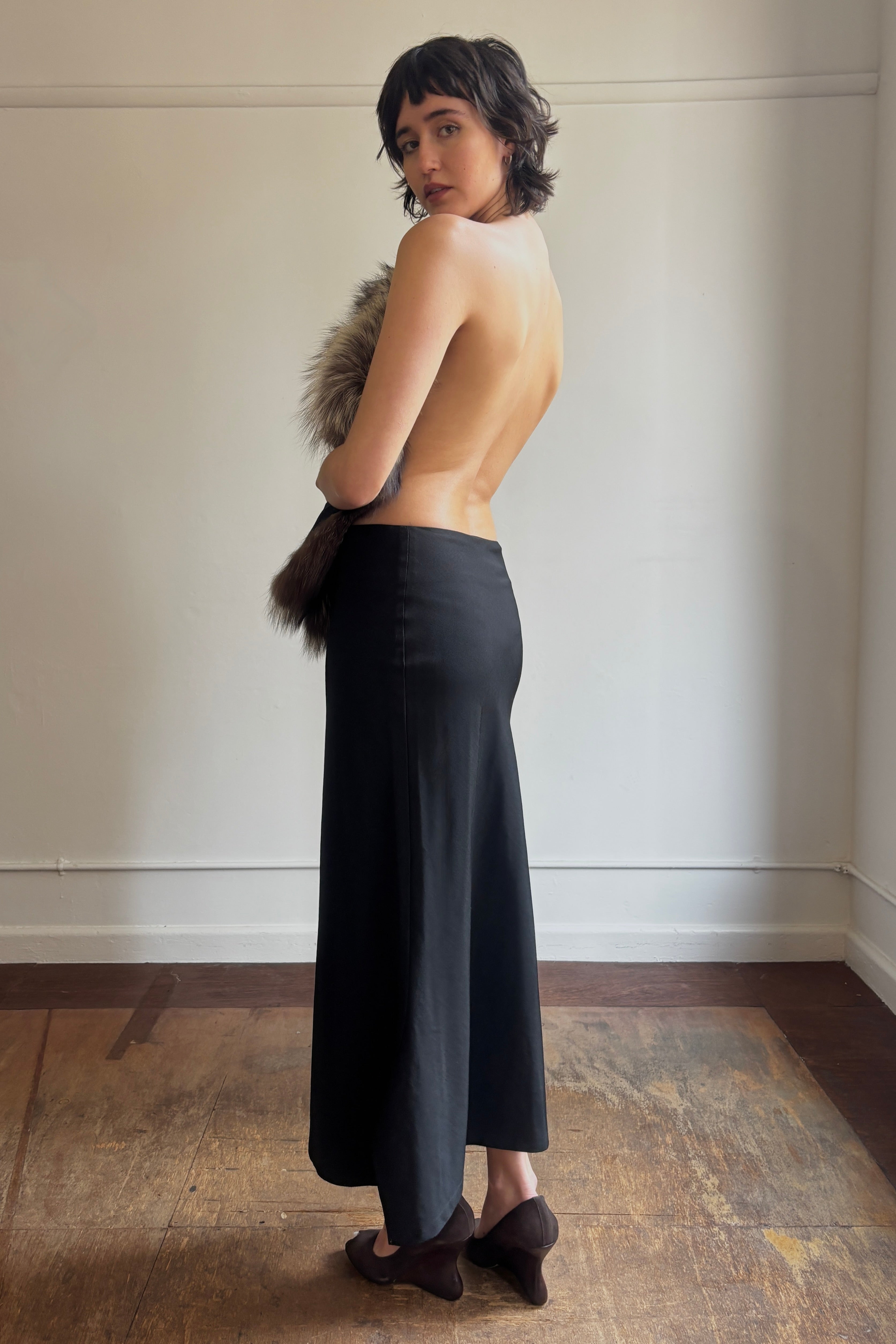 YOHJI YAMAMOTO S/S 2005 LOW RISE  SKIRT