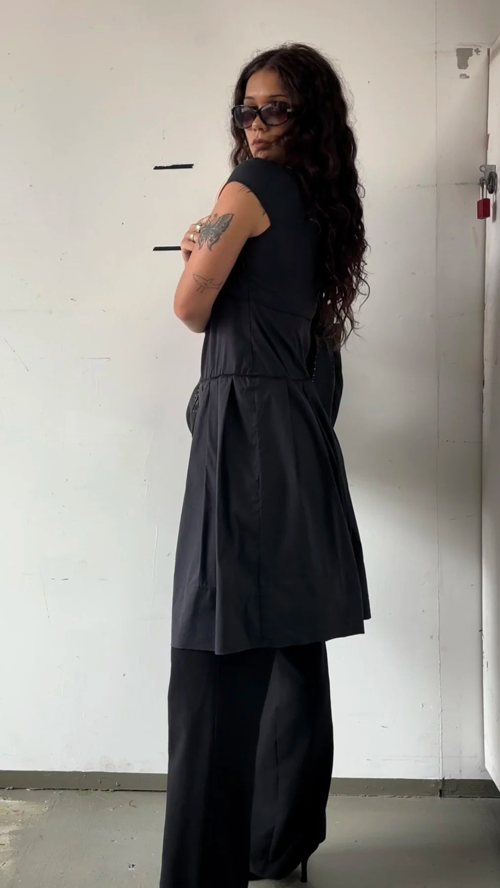 MIU MIU DROP WAIST DRESS