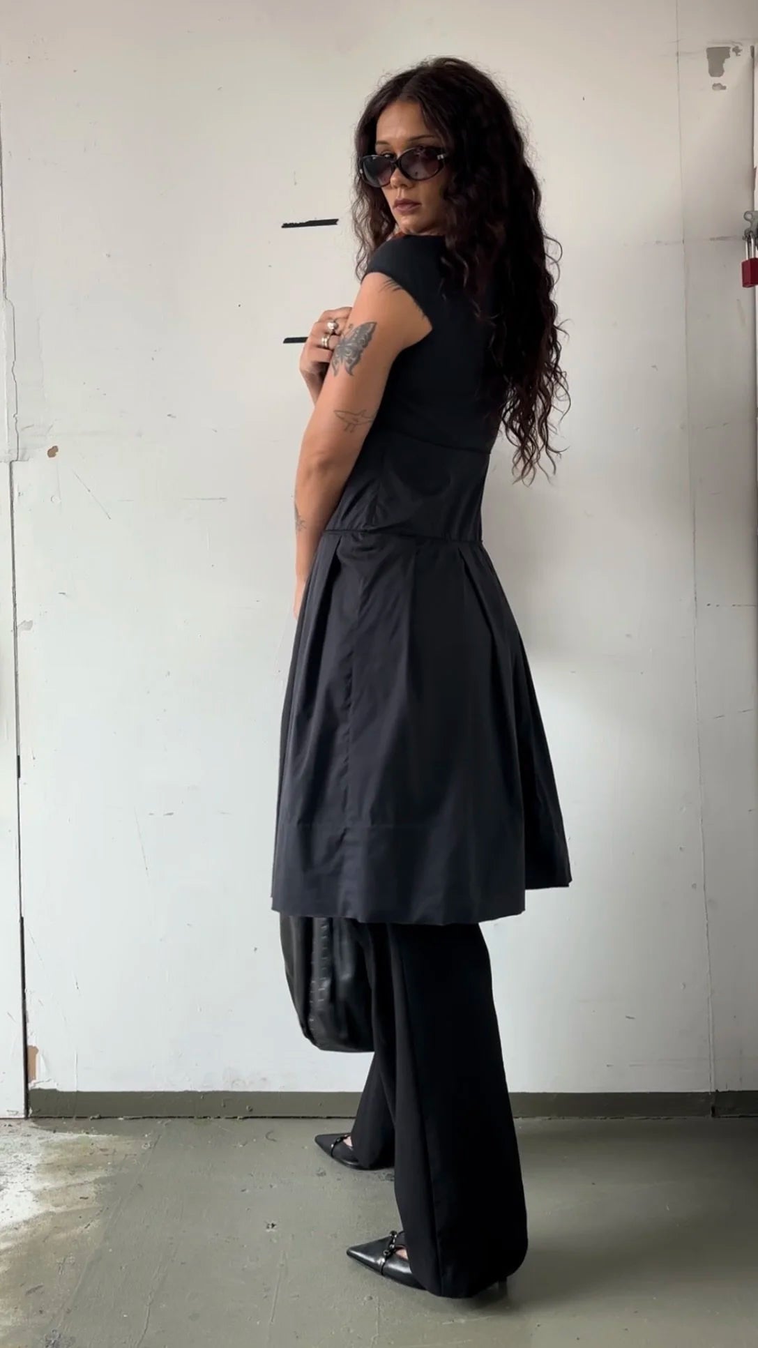 MIU MIU DROP WAIST DRESS