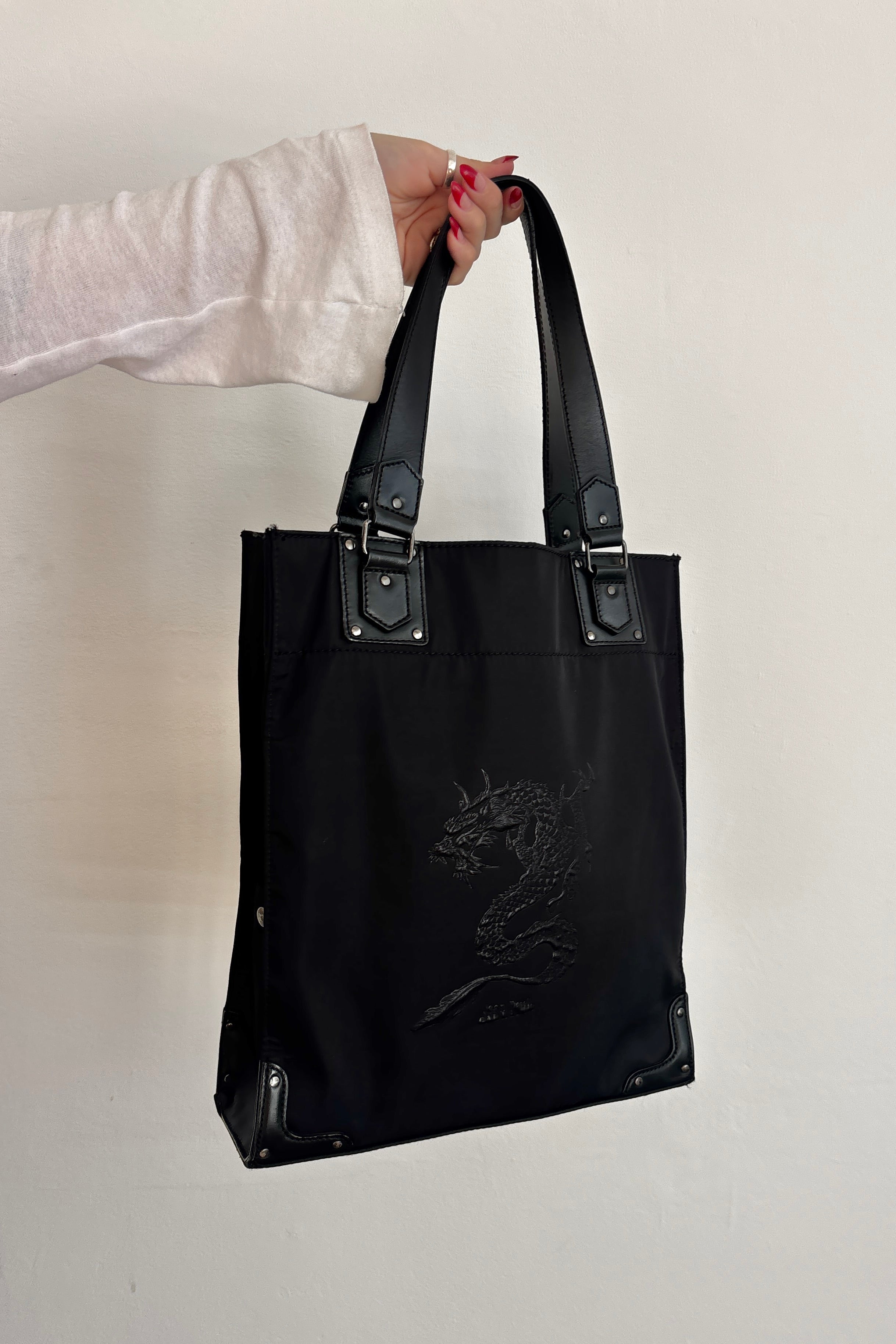 JEAN PAUL GAULTIER DRAGON TOTE BAG