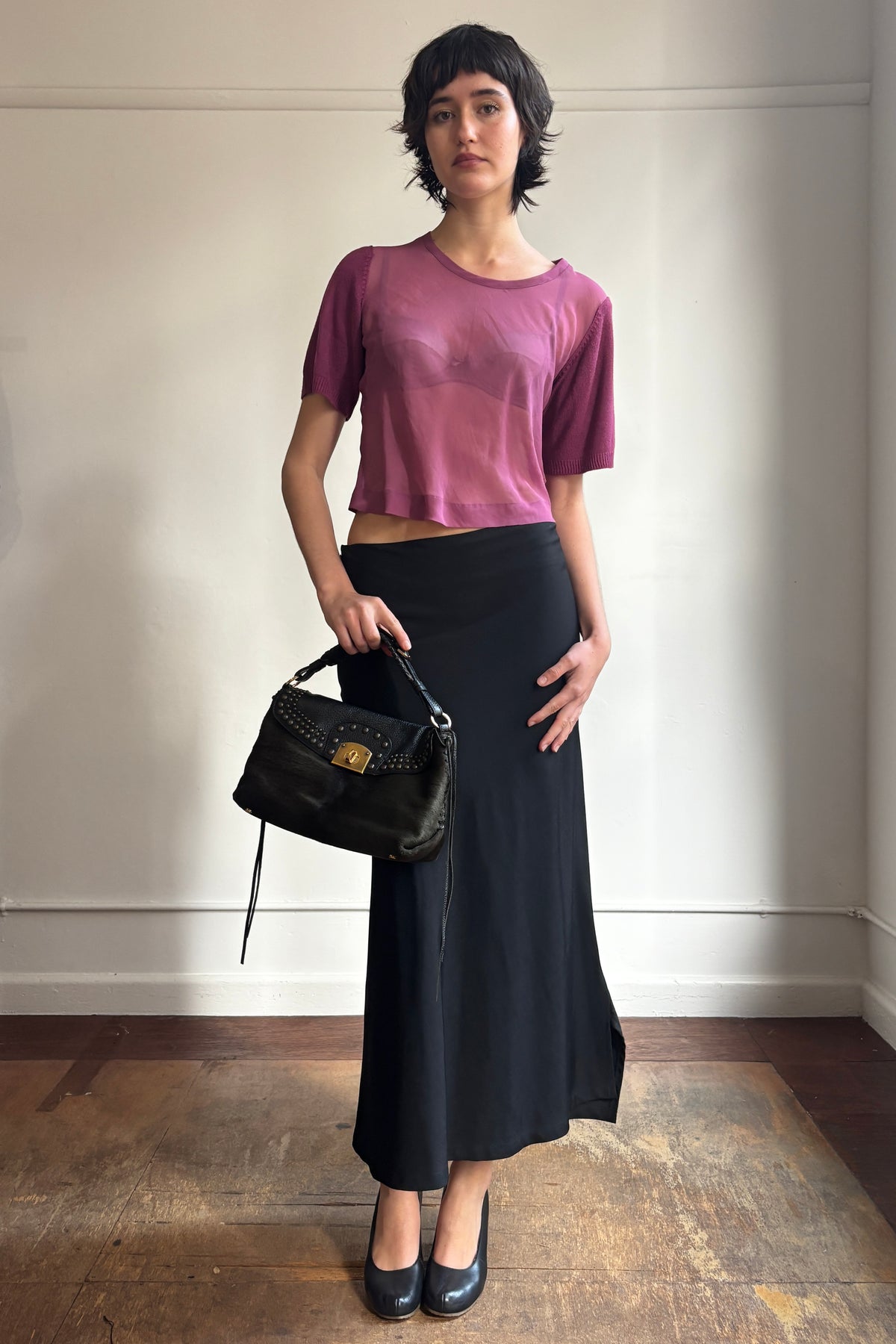 COMME DES GARÇONS ROBE DE CHAMBRE SHEER TOP