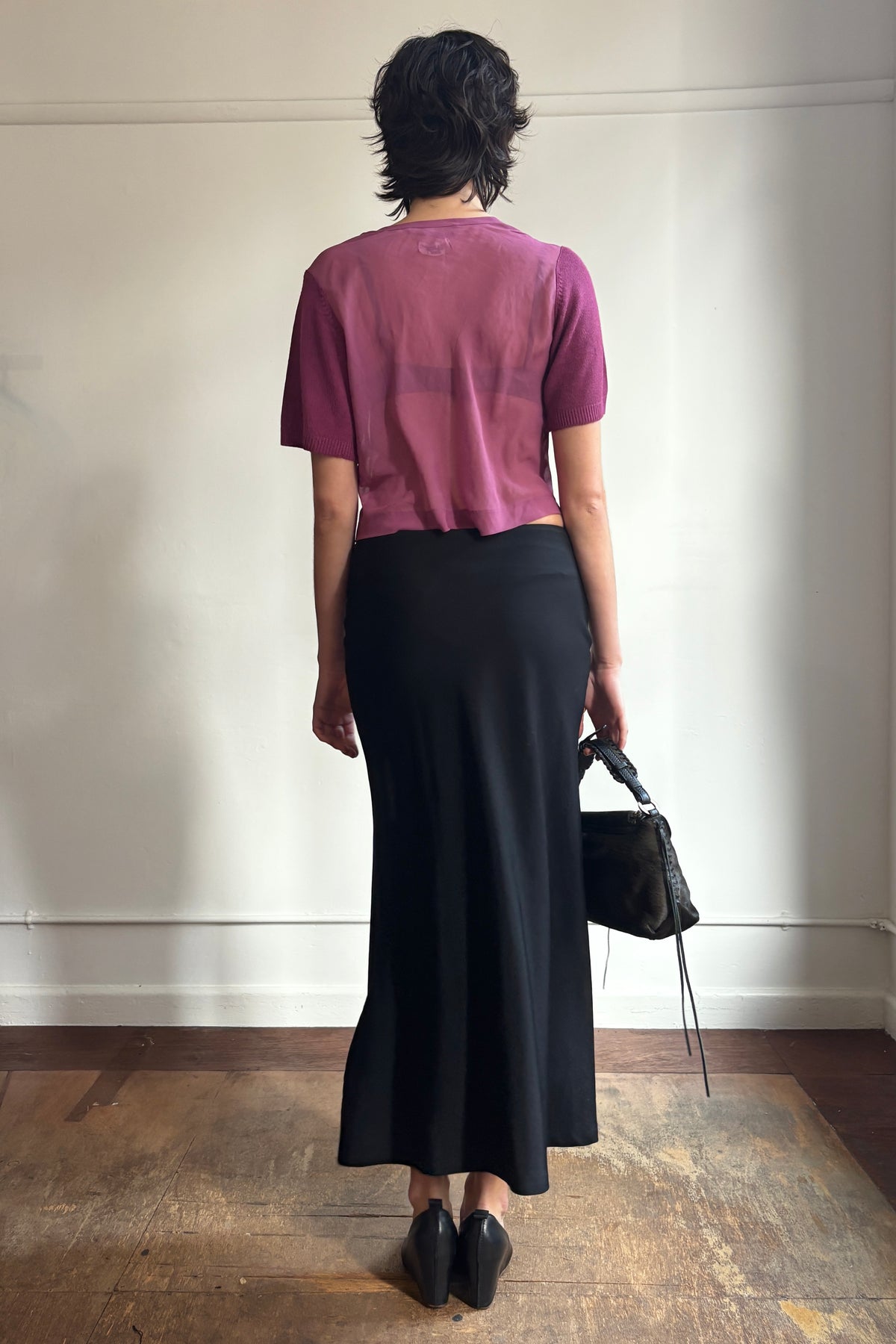 COMME DES GARÇONS ROBE DE CHAMBRE SHEER TOP