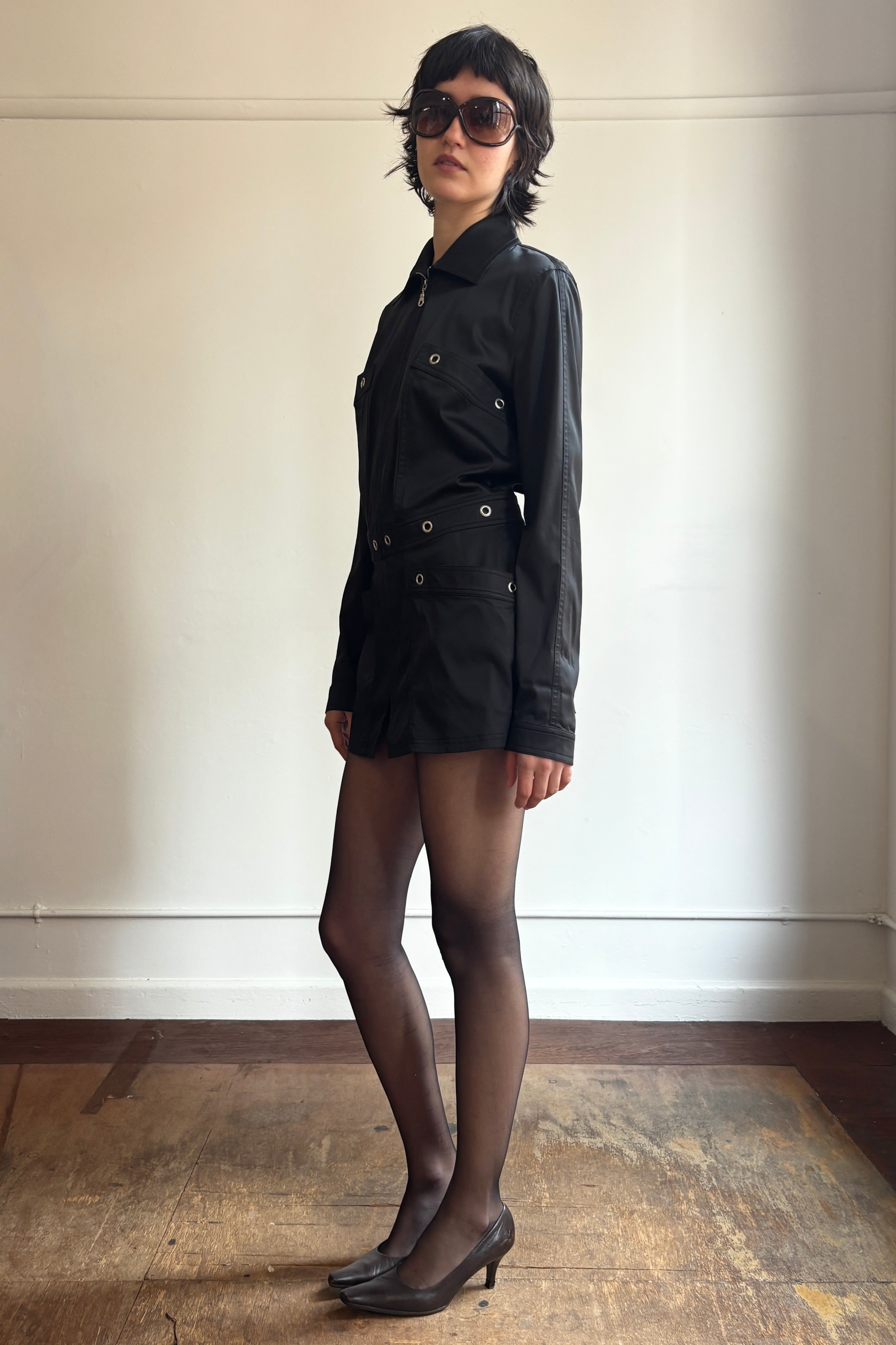 RARE VINTAGE MUGLER EYELET TAILORED JACKET