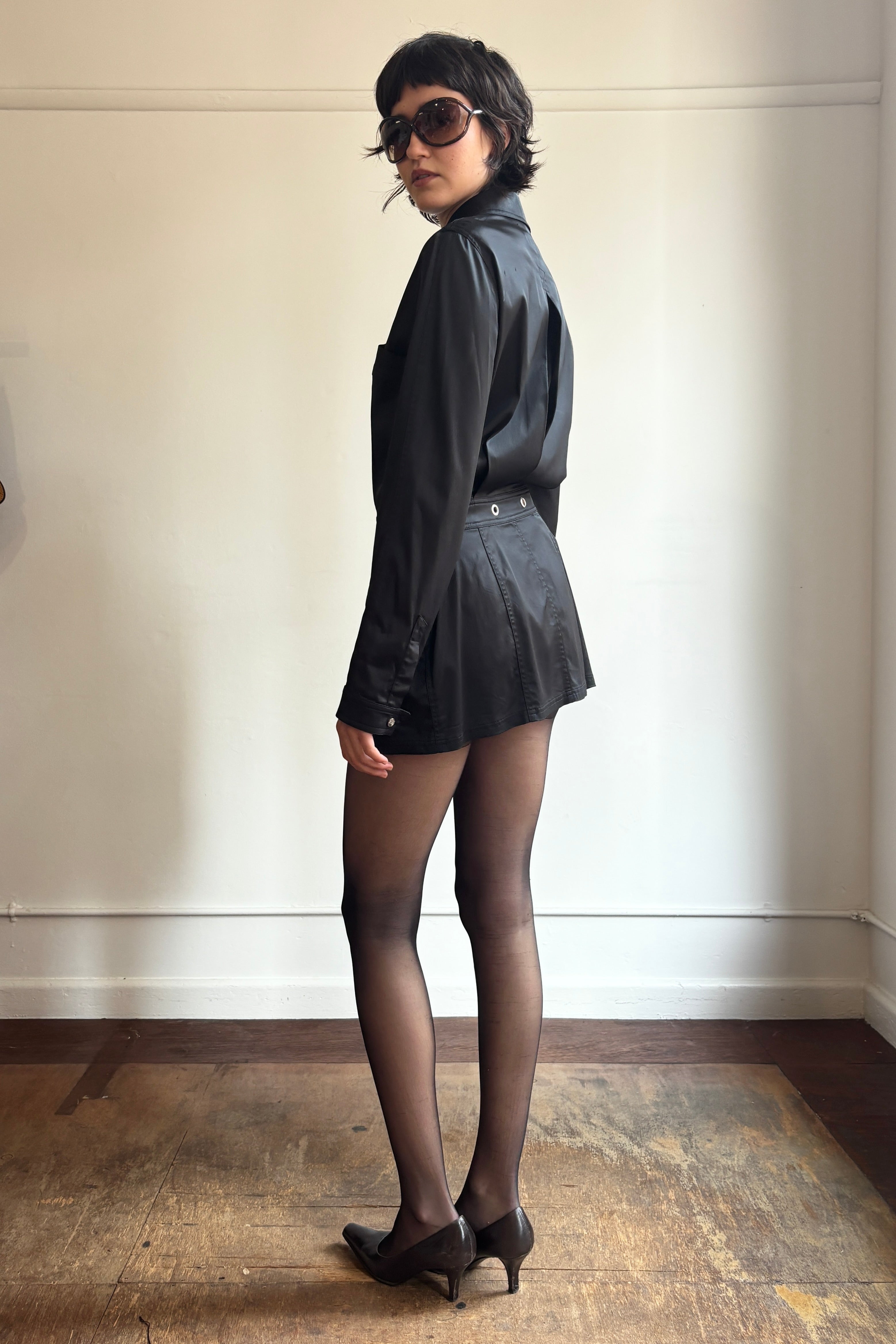 RARE VINTAGE MUGLER EYELET TAILORED JACKET