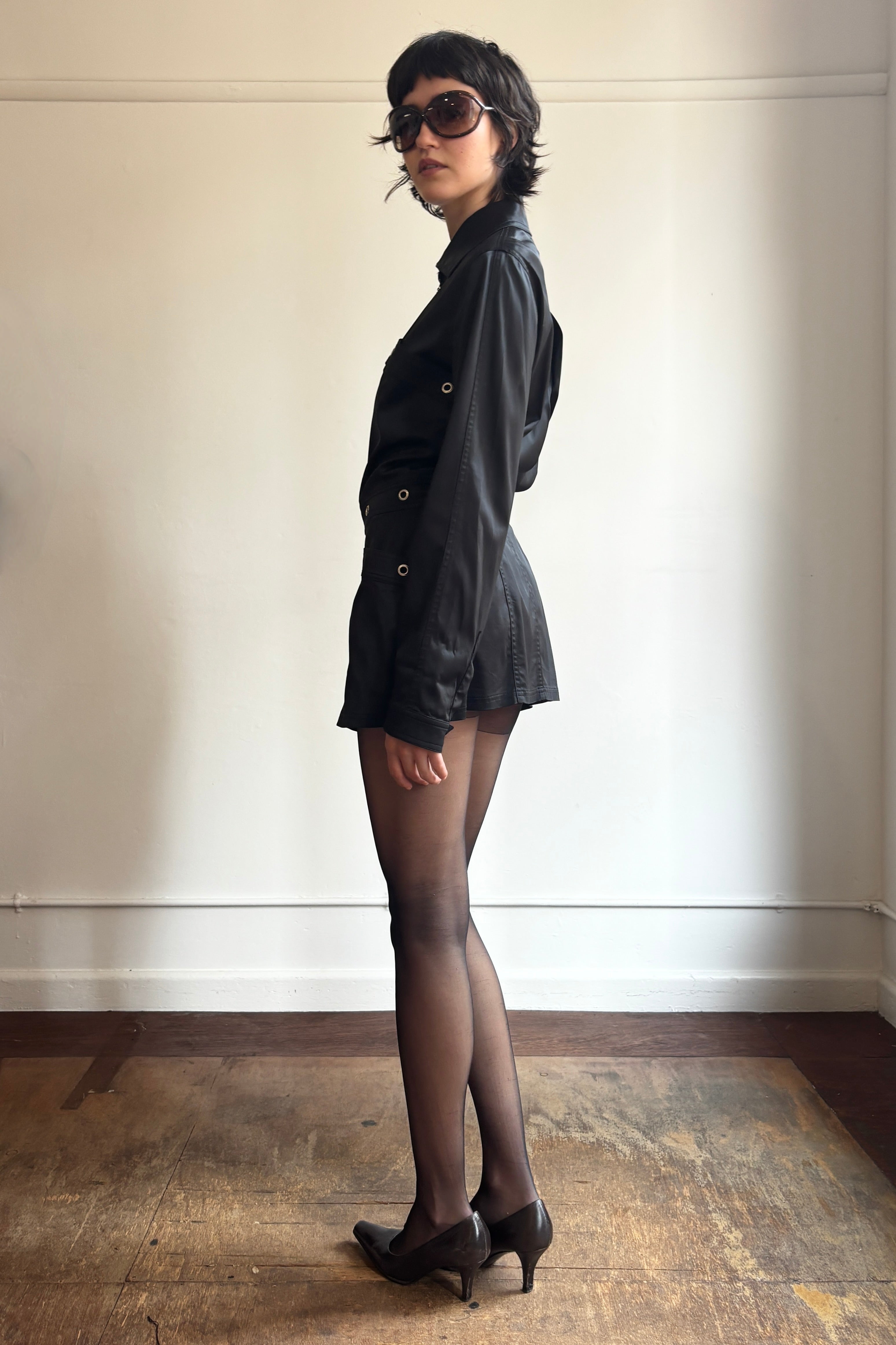 RARE VINTAGE MUGLER EYELET TAILORED JACKET